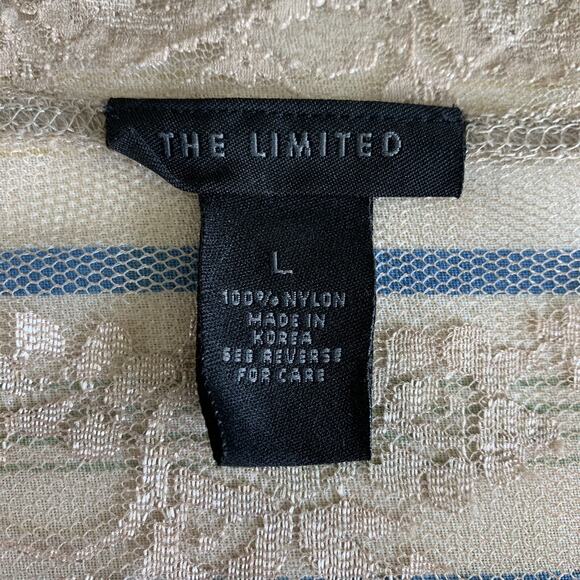 Vintage 1990s Romantic Cottagecore Mesh Lace Blouse Top Boho M - Picture 8 of 8